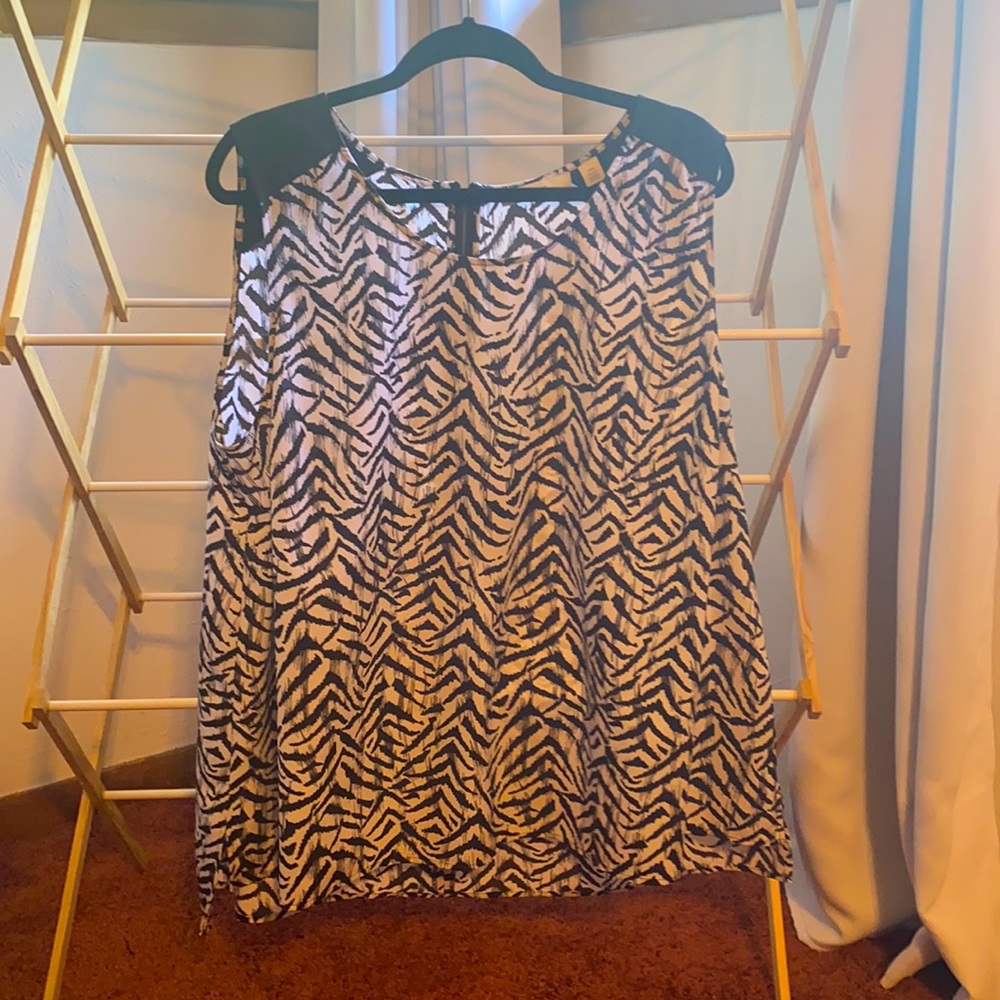 Zebra Print Blouse
